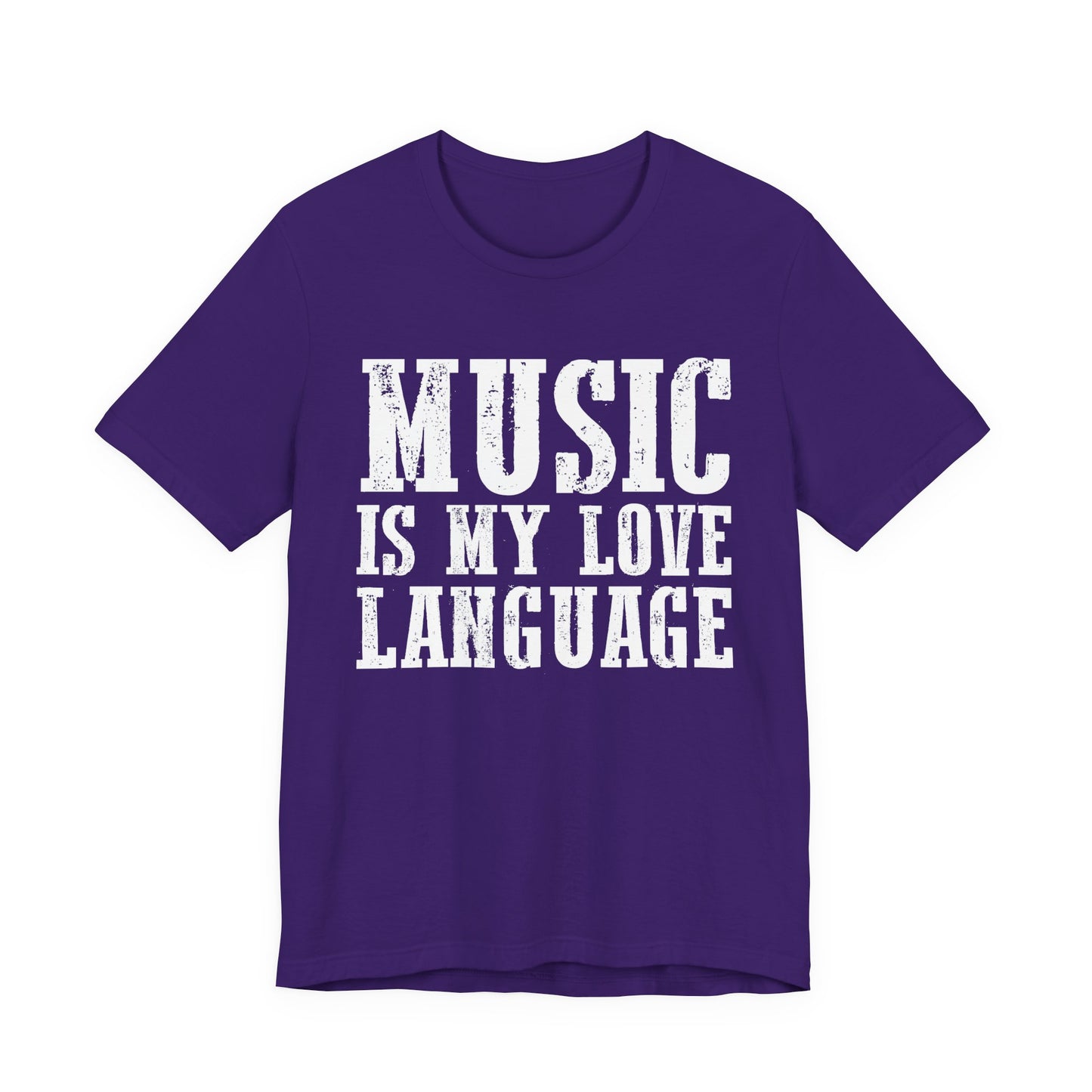 Music is My Love Language- Unisex Jersey Short Sleeve Tee