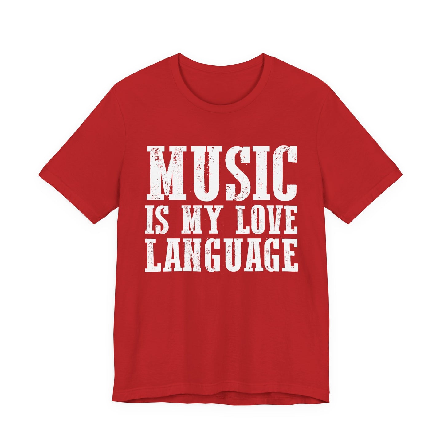 Music is My Love Language- Unisex Jersey Short Sleeve Tee