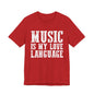 Music is My Love Language- Unisex Jersey Short Sleeve Tee