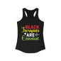 Black Therapists are Essential- Women's Ideal Racerback Tank