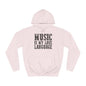 Music is my Love Language- Unisex College Hoodie