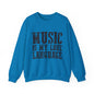 Music is My Love Language- Unisex Heavy Blend™ Crewneck Sweatshirt