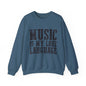 Music is My Love Language- Unisex Heavy Blend™ Crewneck Sweatshirt