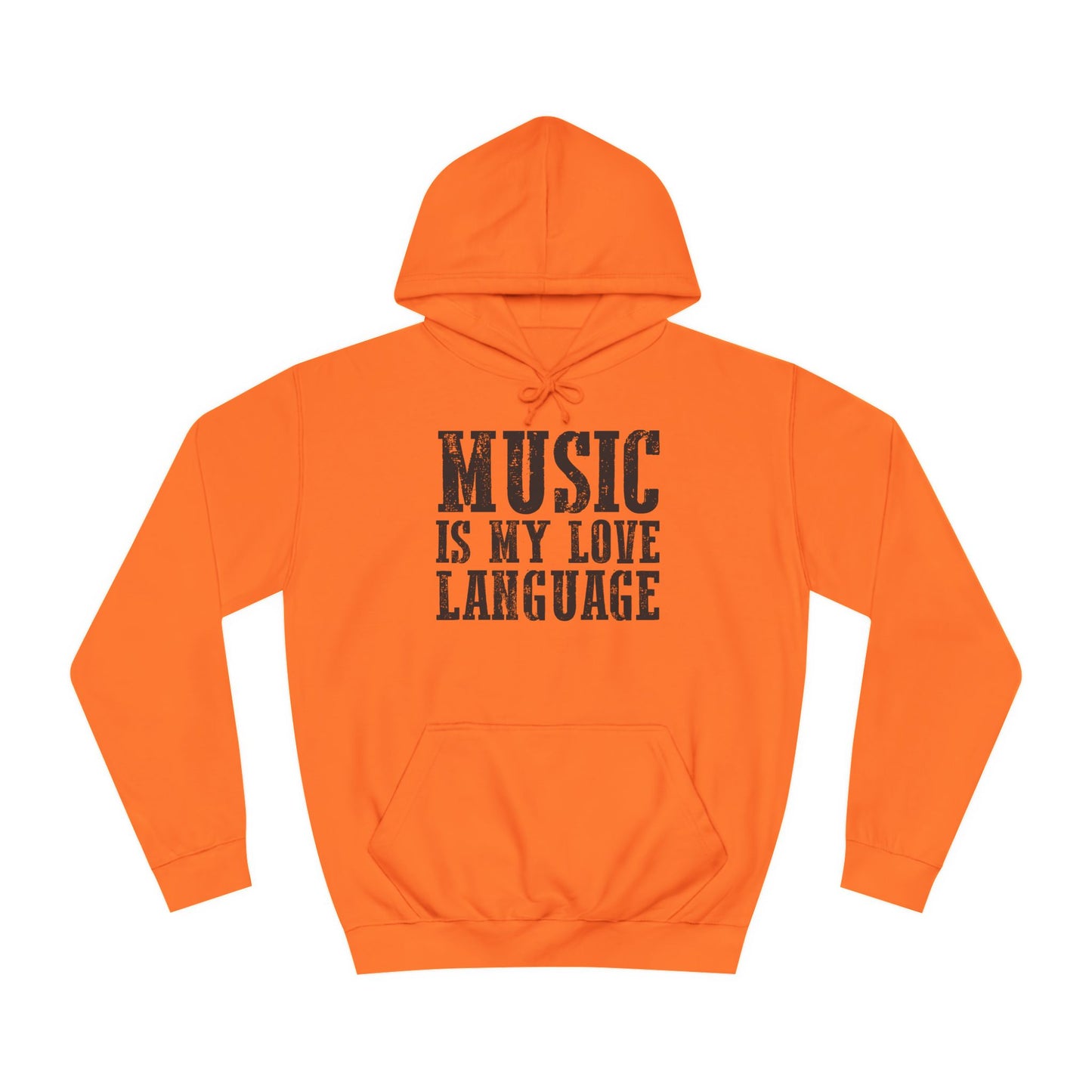 Music is my Love Language- Unisex College Hoodie