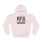 Music is my Love Language- Unisex College Hoodie