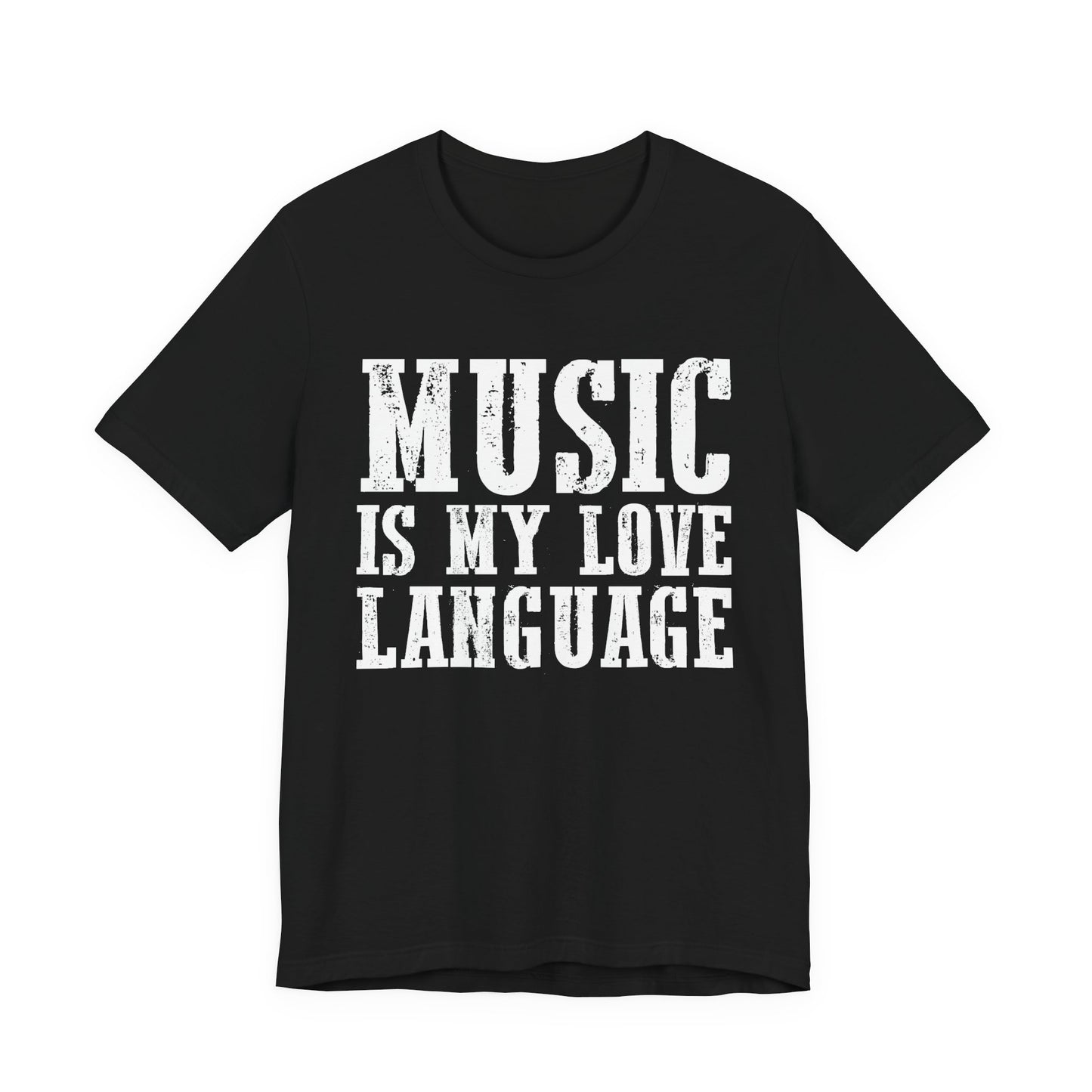 Music is My Love Language- Unisex Jersey Short Sleeve Tee