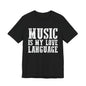 Music is My Love Language- Unisex Jersey Short Sleeve Tee