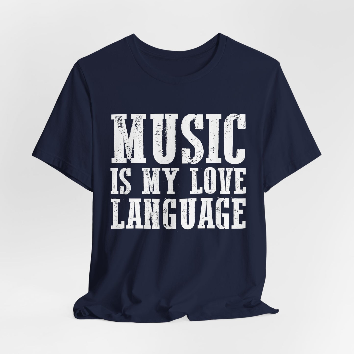 Music is My Love Language- Unisex Jersey Short Sleeve Tee