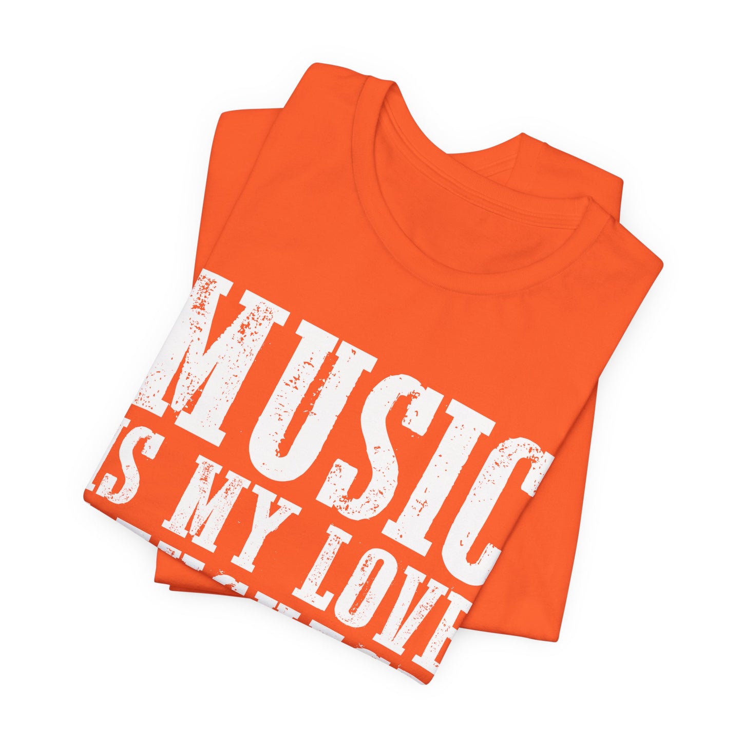 Music is My Love Language- Unisex Jersey Short Sleeve Tee