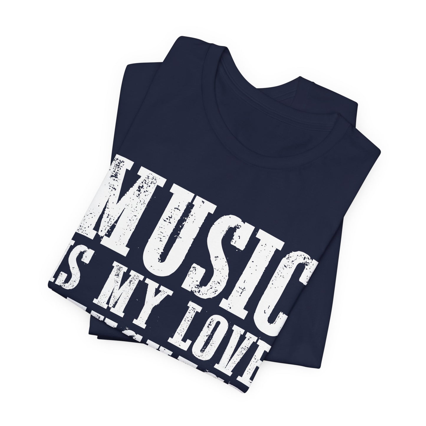 Music is My Love Language- Unisex Jersey Short Sleeve Tee