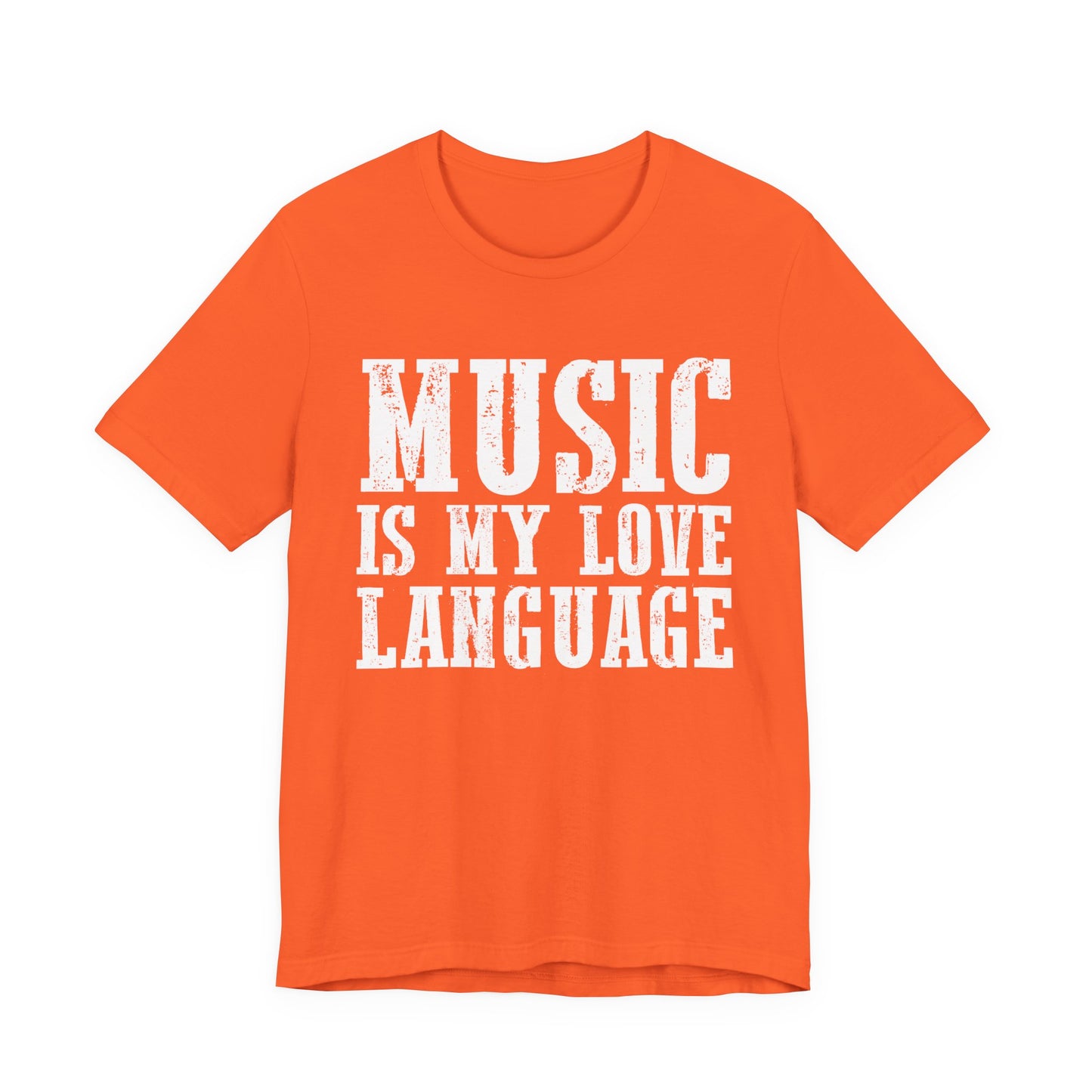 Music is My Love Language- Unisex Jersey Short Sleeve Tee