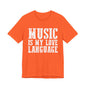 Music is My Love Language- Unisex Jersey Short Sleeve Tee