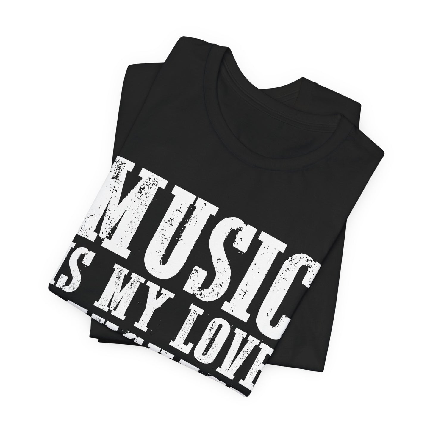 Music is My Love Language- Unisex Jersey Short Sleeve Tee