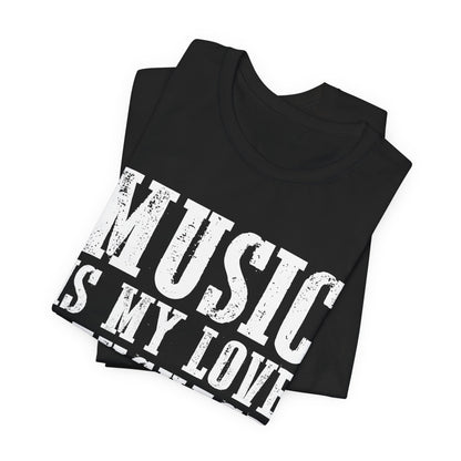 Music is My Love Language- Unisex Jersey Short Sleeve Tee