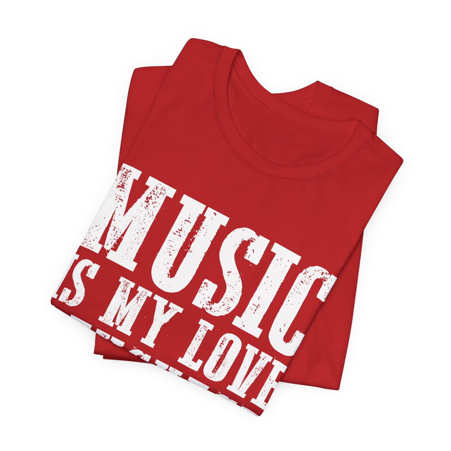 Music is My Love Language- Unisex Jersey Short Sleeve Tee