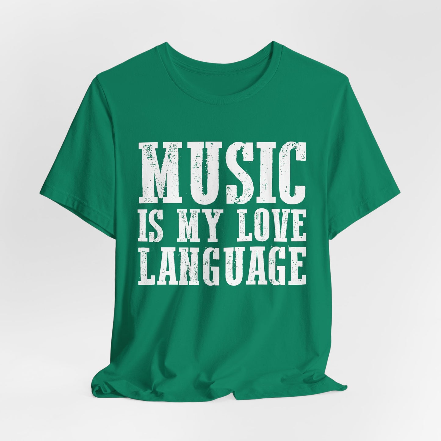 Music is My Love Language- Unisex Jersey Short Sleeve Tee