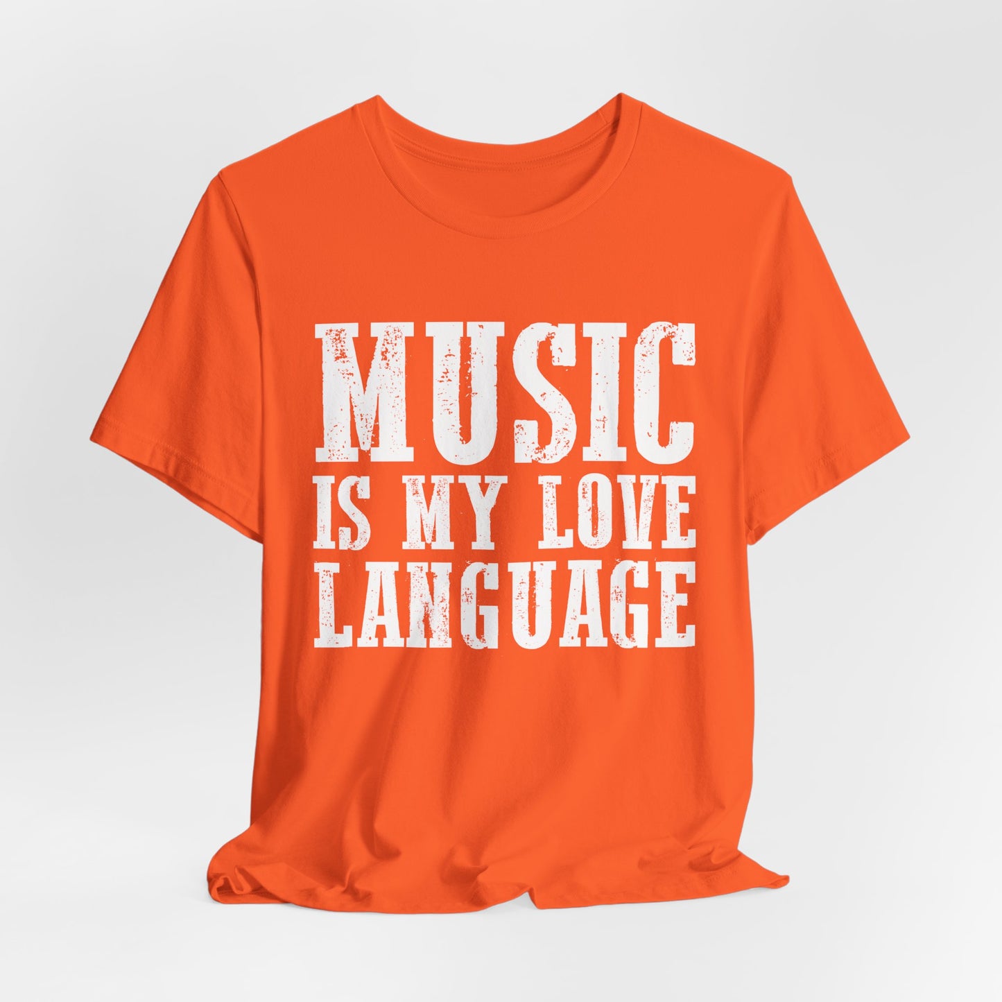 Music is My Love Language- Unisex Jersey Short Sleeve Tee