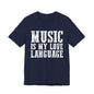 Music is My Love Language- Unisex Jersey Short Sleeve Tee